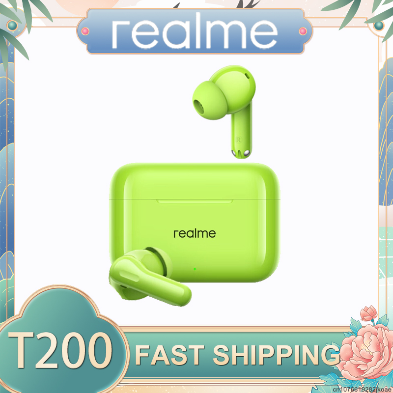 Realme Tablet Accessories - Наушники Realme Buds T200, беспроводные Bluetooth