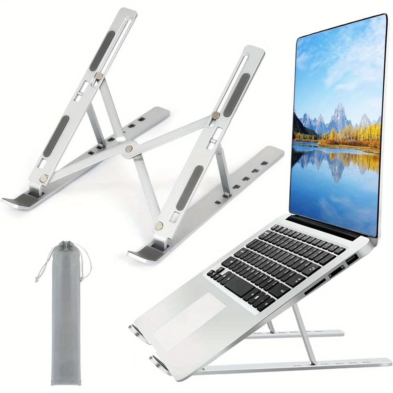 Cooling Stand Tablet - Регулируемая алюминиевая подставка для ноутбука —