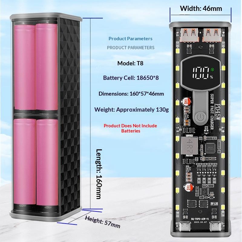Tablet Accessories For Students - Внешний аккумулятор PD 45W для сверхбыстрой