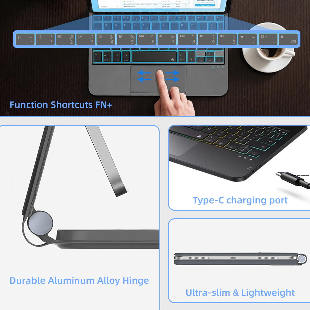 Беспроводной чехол-клавиатура  – обзор и цена Tablet Keyboard Case