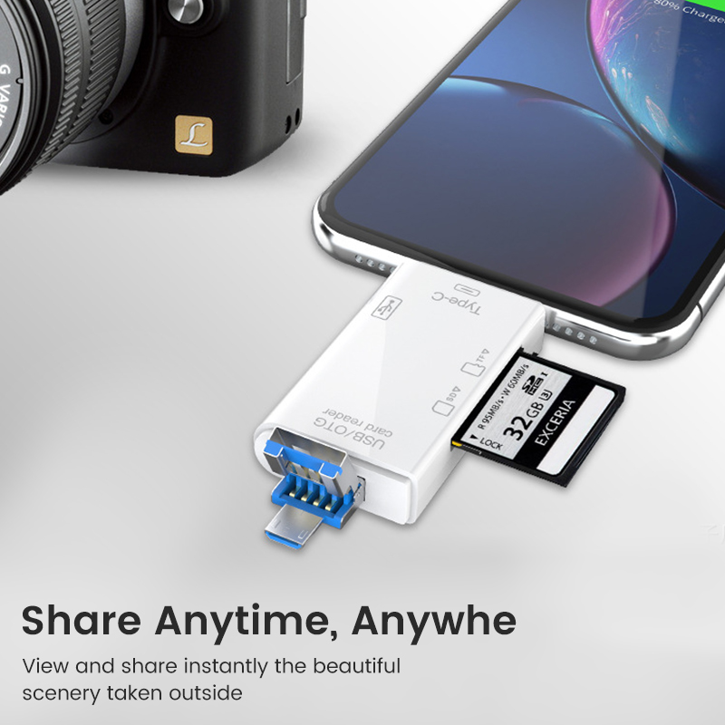 USB Type C Card Reader 6 в 1 O – обзор и цена Tablet Accessories For Reading