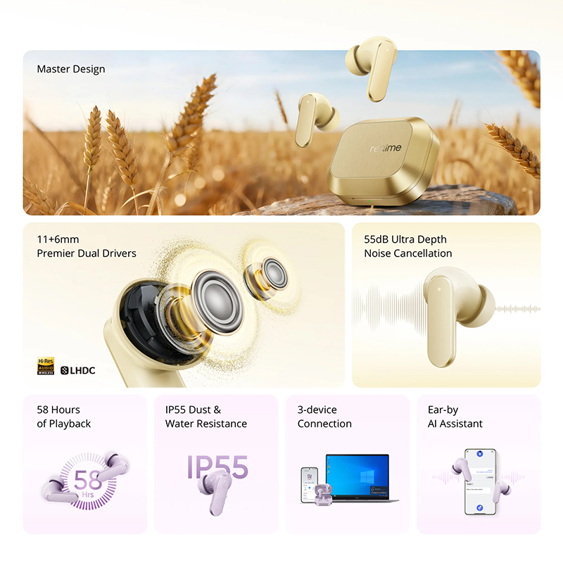 Глобальная версия realme Buds  – обзор и цена Realme Tablet Accessories