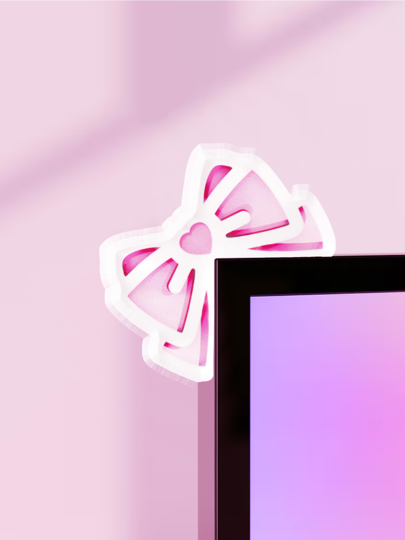 Kawaii Bow Monitor Decor Розов – обзор и цена Tablet Lap Desk